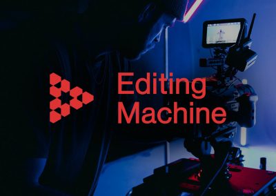 Branding & Identity Design Editing Machine