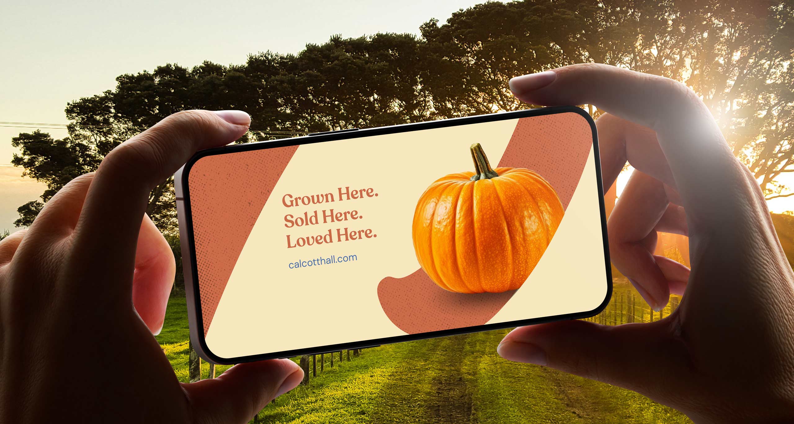 farm social media post design